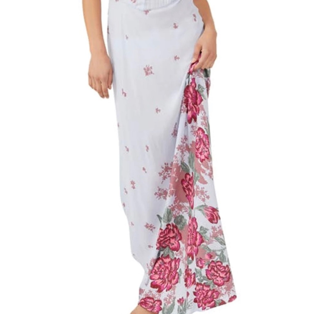 Free People Get To You Floral Maxi Sundress In Hydrangea Combo Size XS - Picture 9 of 11